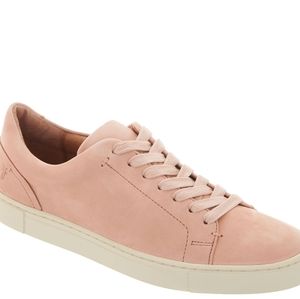 FRYE Women's Peggy Low Lace Leather Blush Goat 7.5